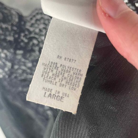 Vintage Collections Etc. Size Large Lace Lingerie Top‎ (Lot 2) Cream and Black - Picture 13 of 13